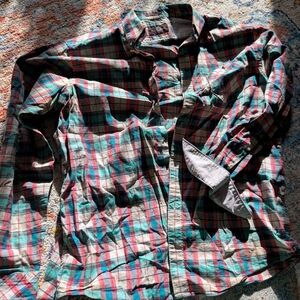 Black Brown 1826 Collared Shirt with Grey Cuffs